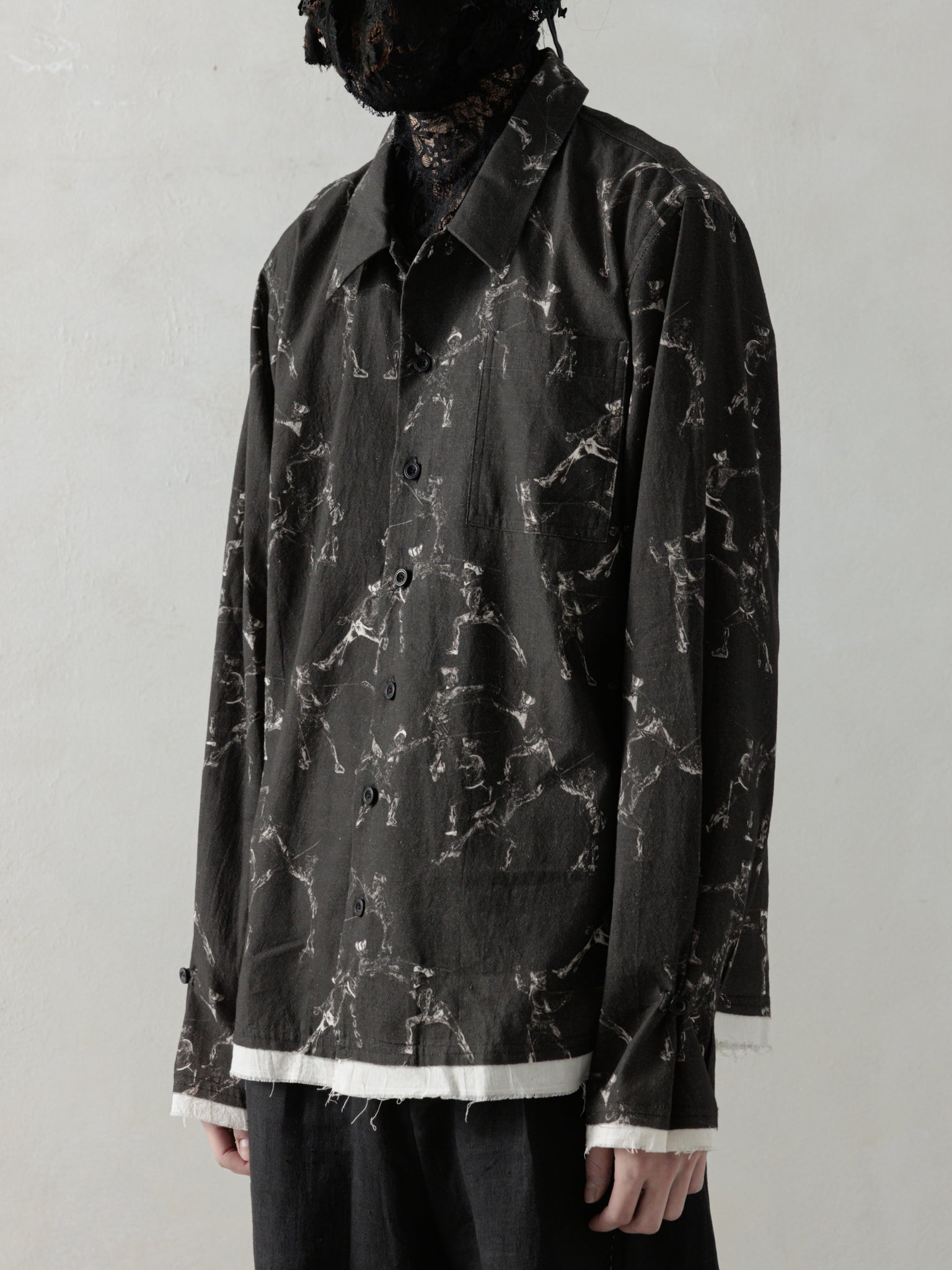 25SS｜Seasonal Print LS (Black)