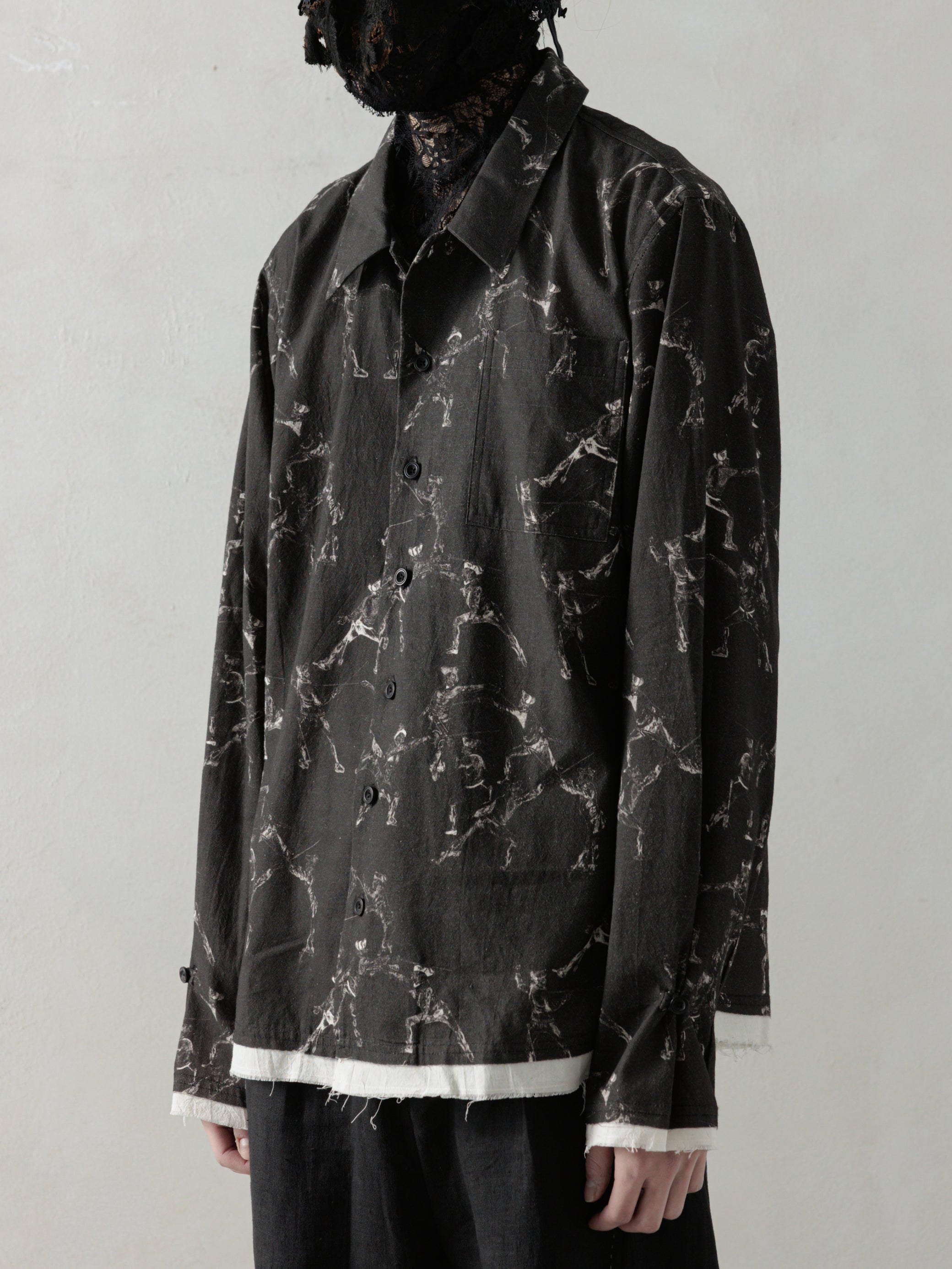 25SS｜Seasonal Print LS (Black)