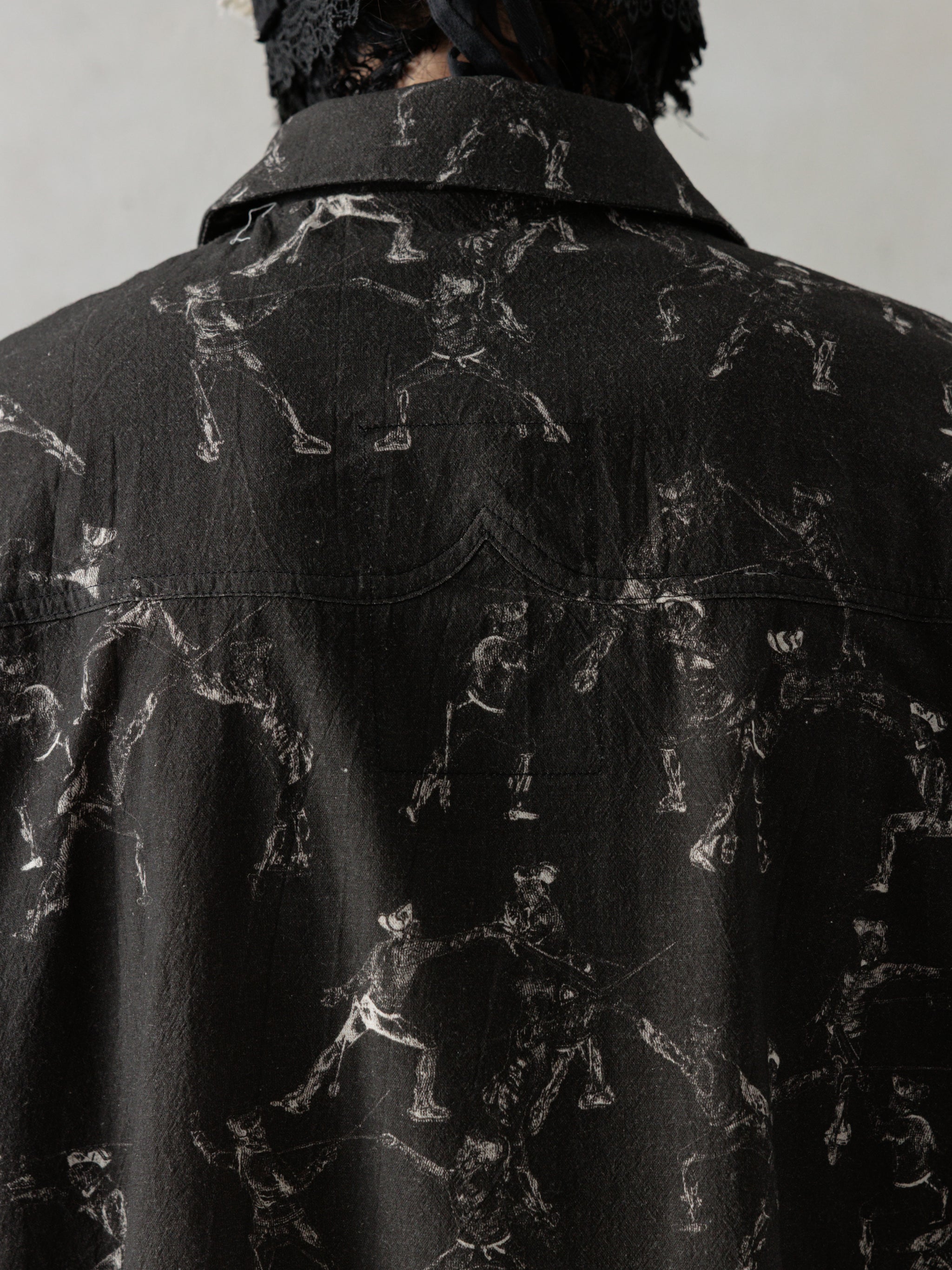 25SS｜Seasonal Print LS (Black) – Professor.E