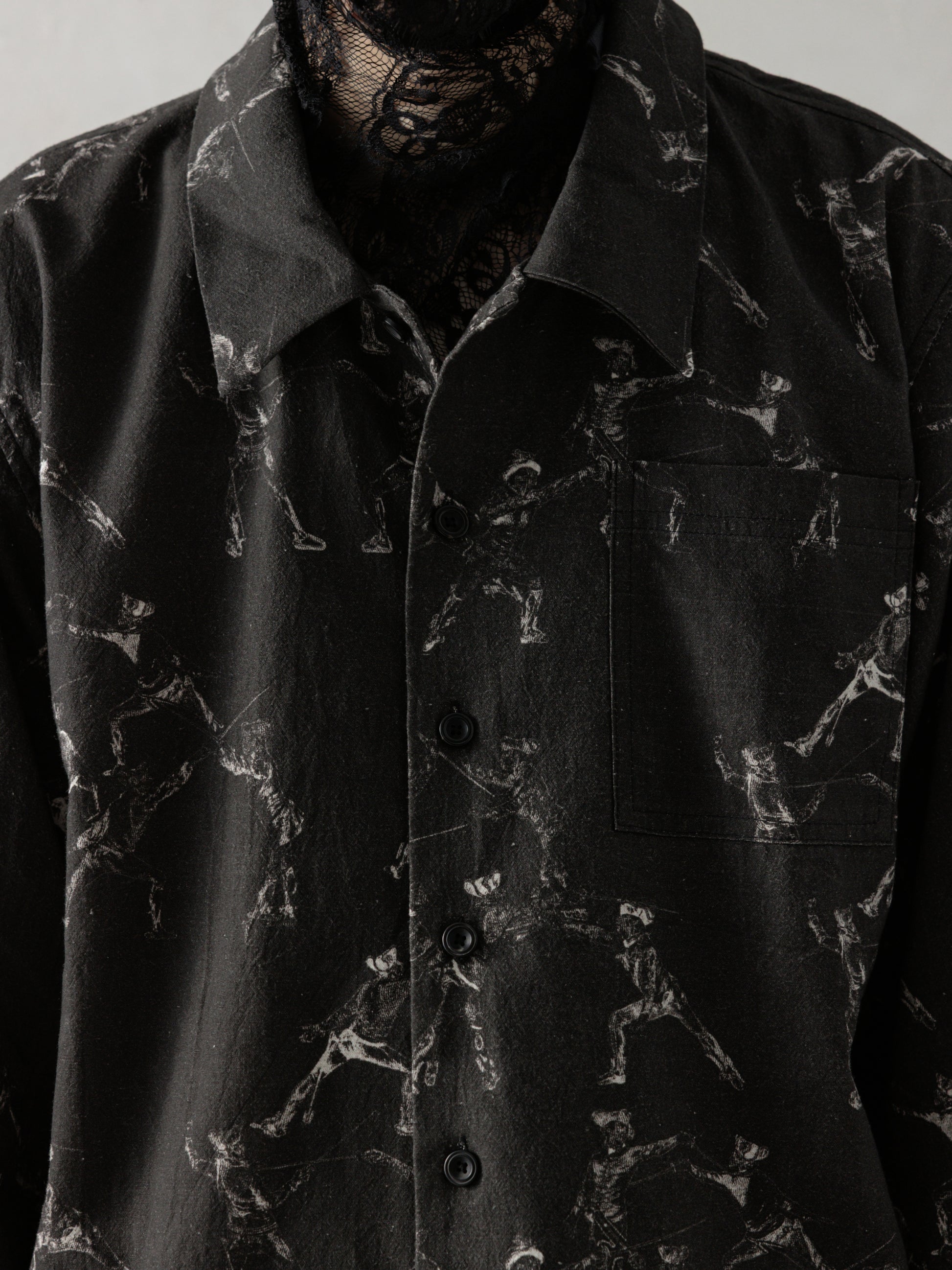 25SS｜Seasonal Print LS (Black)