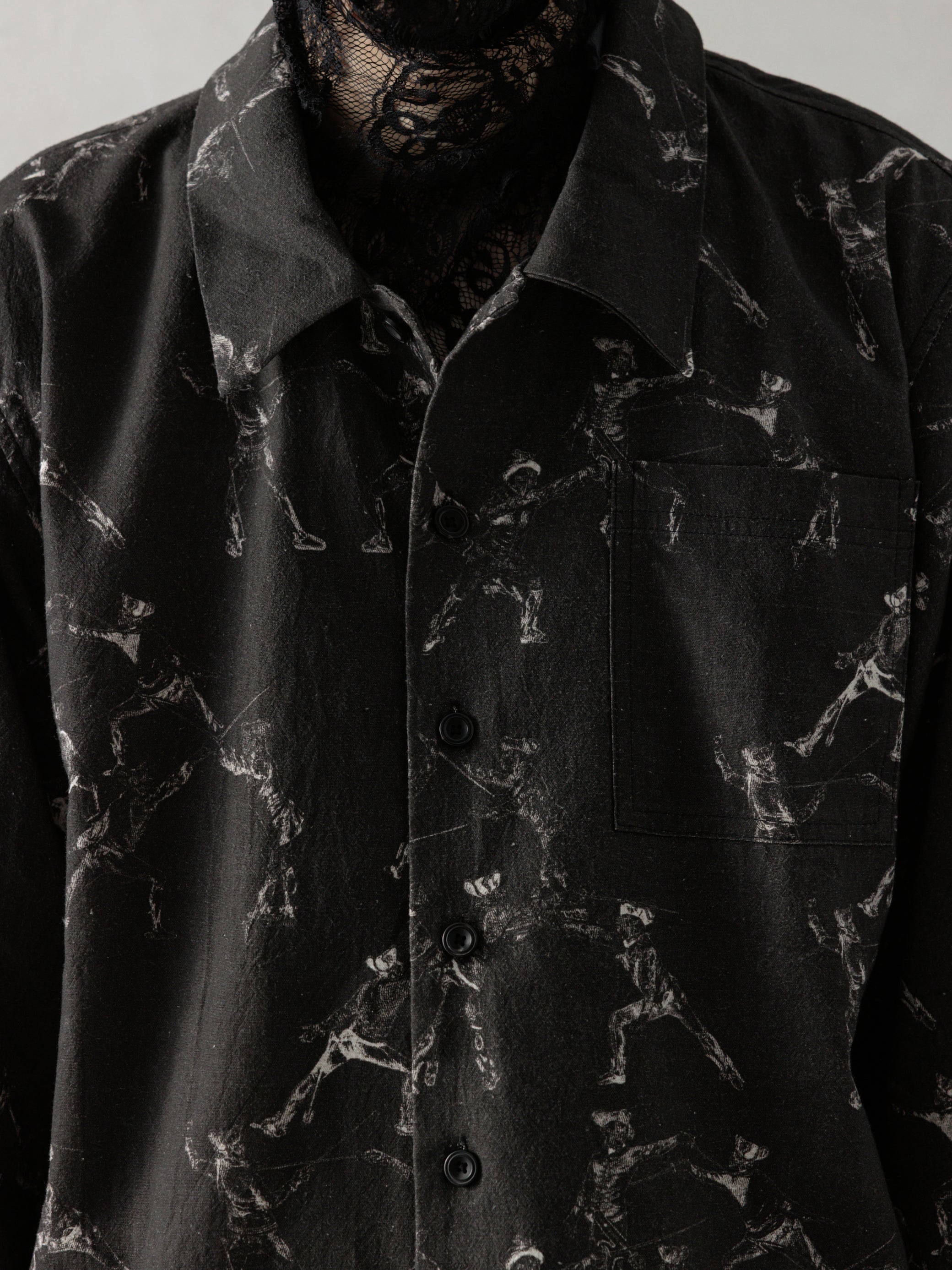 25SS｜Seasonal Print LS (Black)