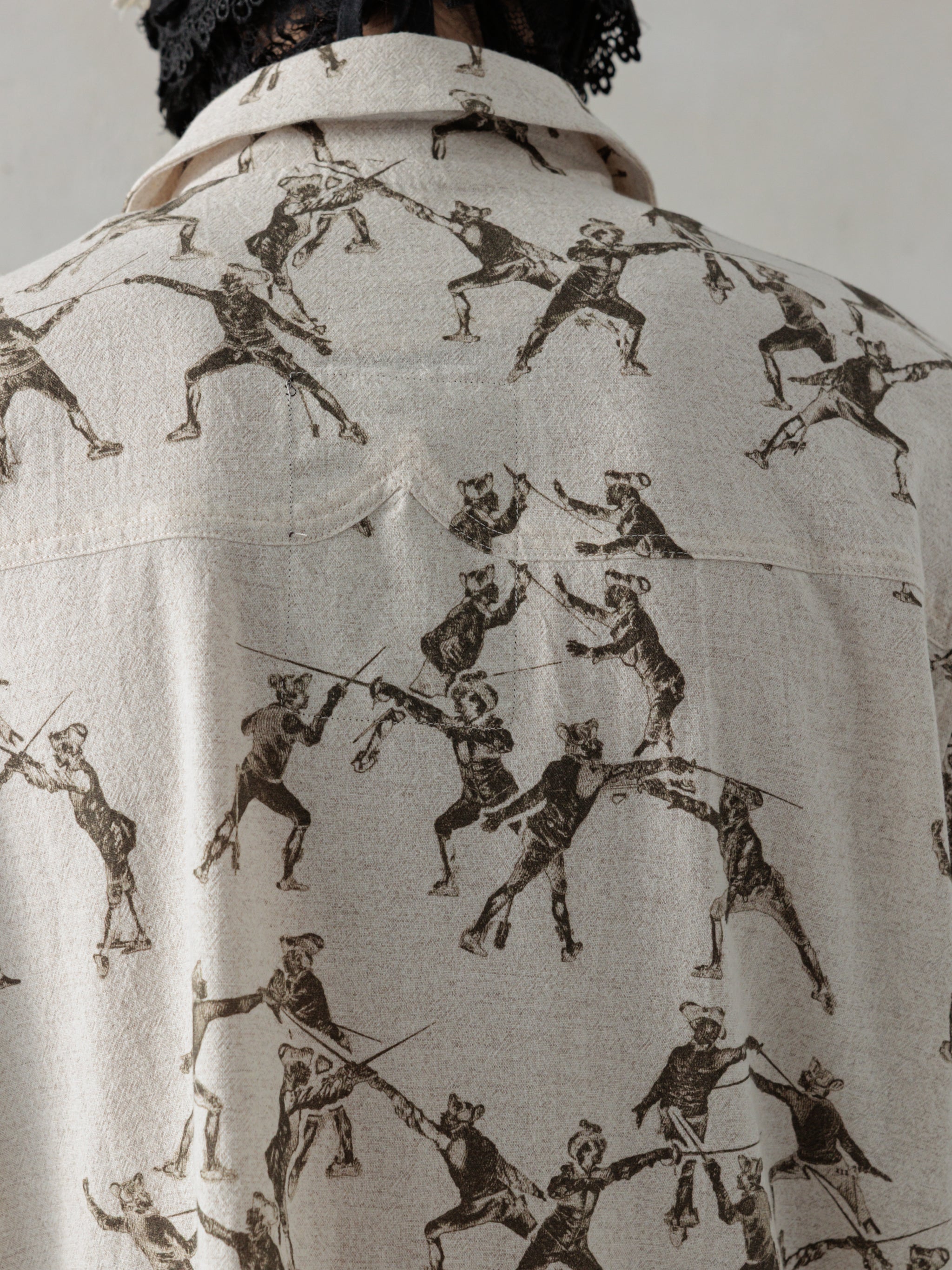 25SS｜Seasonal Print LS (Beige) – Professor.E