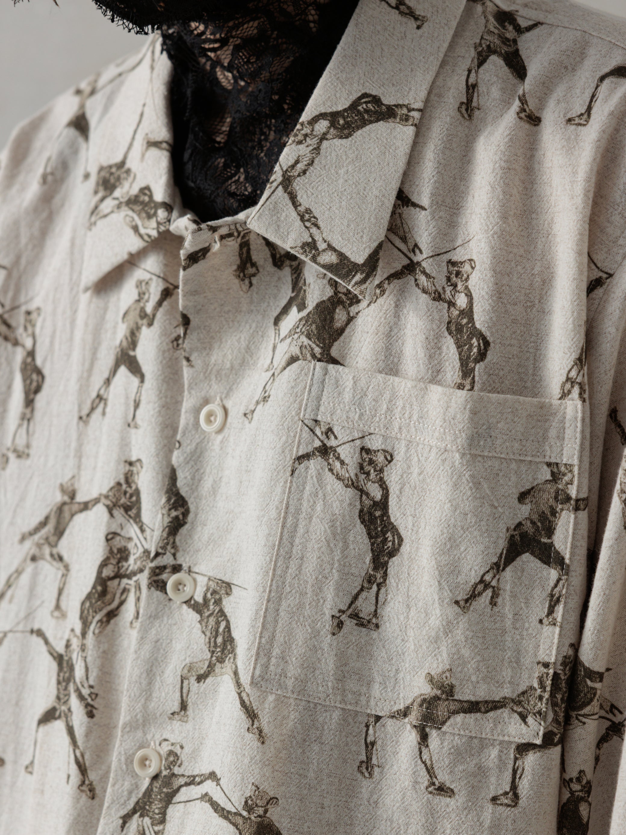 25SS｜Seasonal Print LS (Beige)