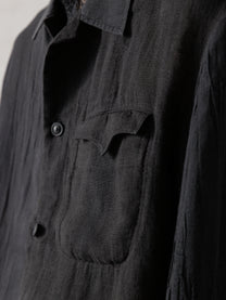 25SS｜Distressed Shirt (Black)
