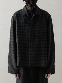 25SS｜Distressed Shirt (Dusty Check)