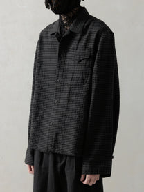 25SS｜Distressed Shirt (Dusty Check)