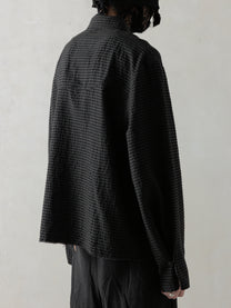 25SS｜Distressed Shirt (Dusty Check)