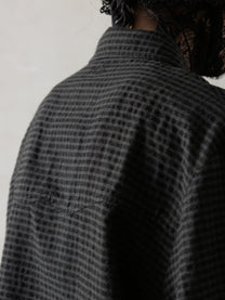 25SS｜Distressed Shirt (Dusty Check)