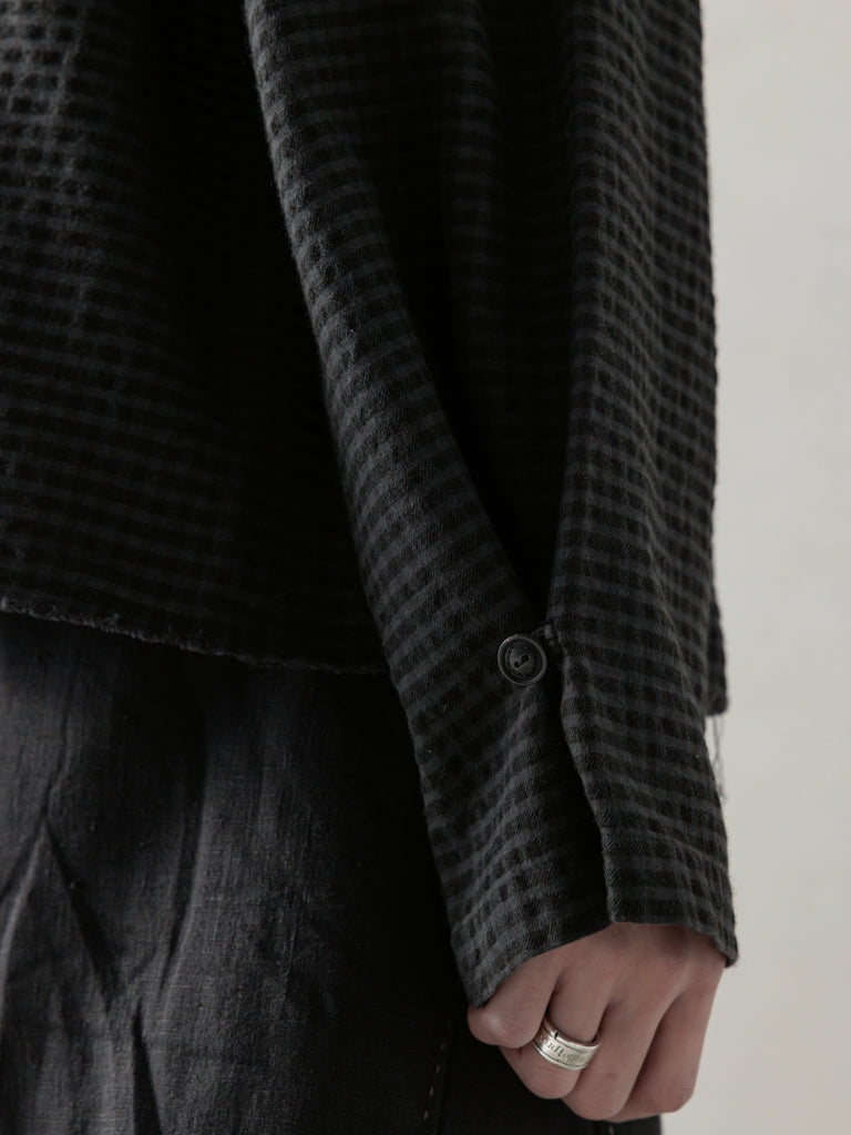 25SS｜Distressed Shirt (Dusty Check)