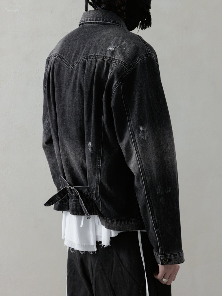 25SS｜Distressed Pleats Blouson