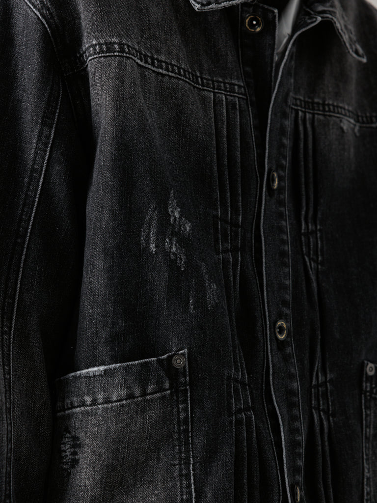 25SS｜Distressed Pleats Blouson