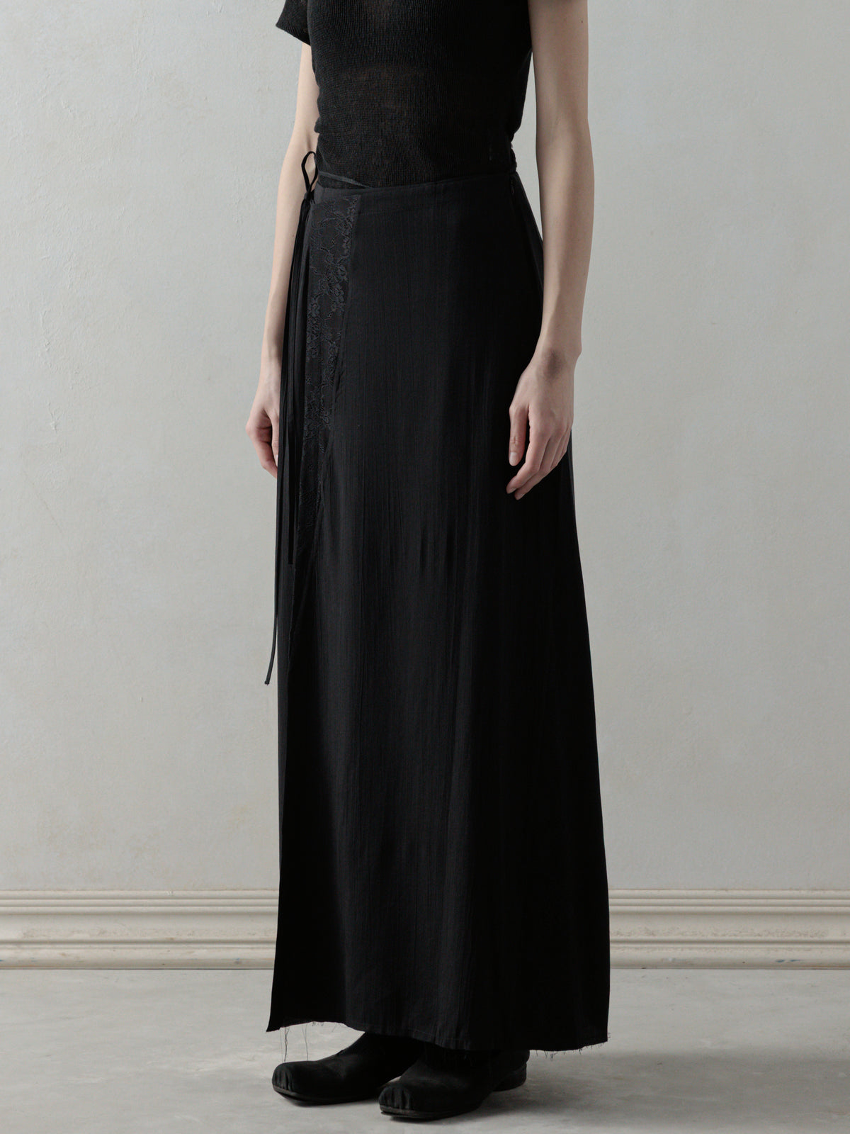 25SS WMS｜Lace Layer A-line Skirt