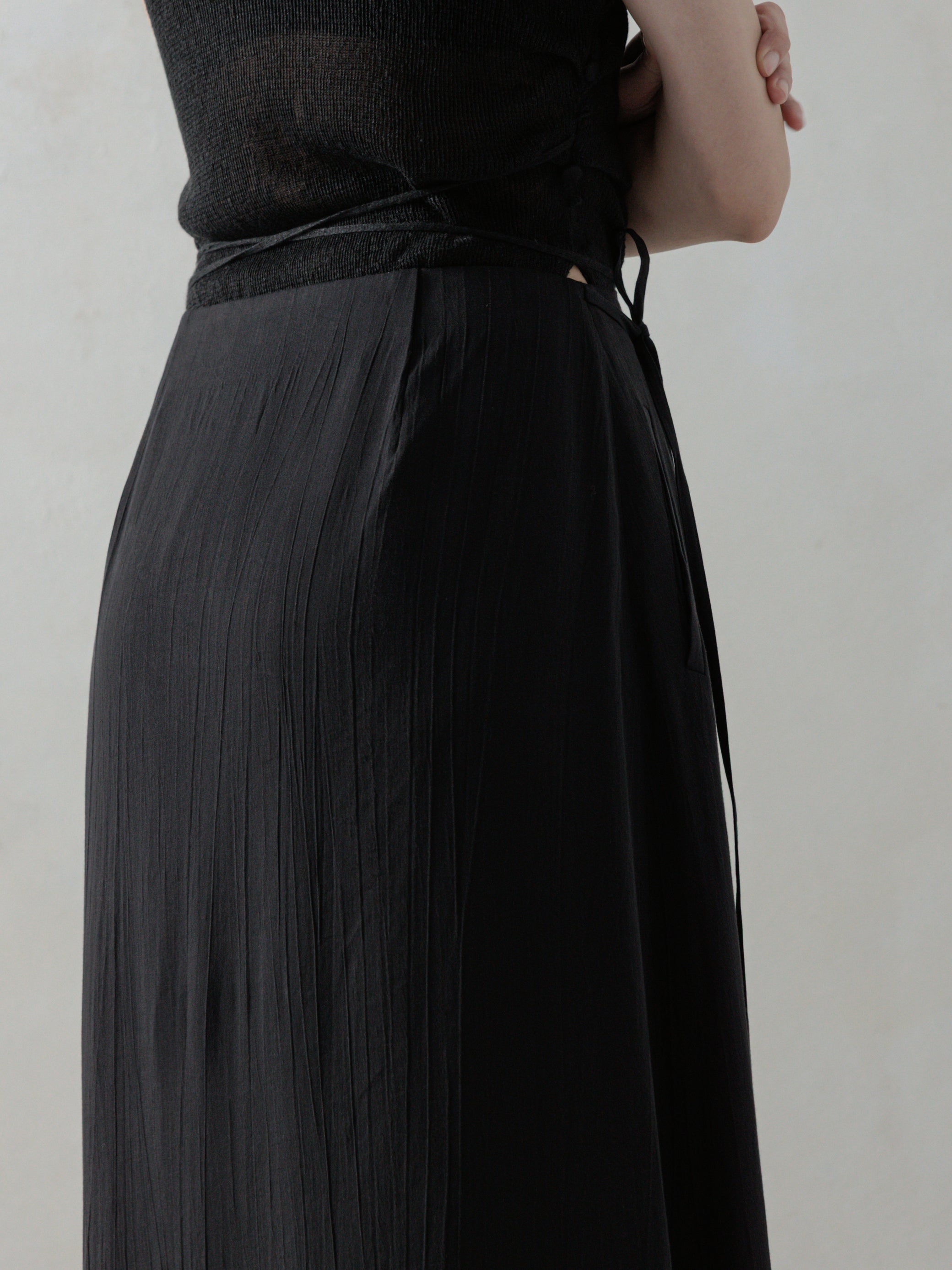 25SS WMS｜Lace Layer A-line Skirt