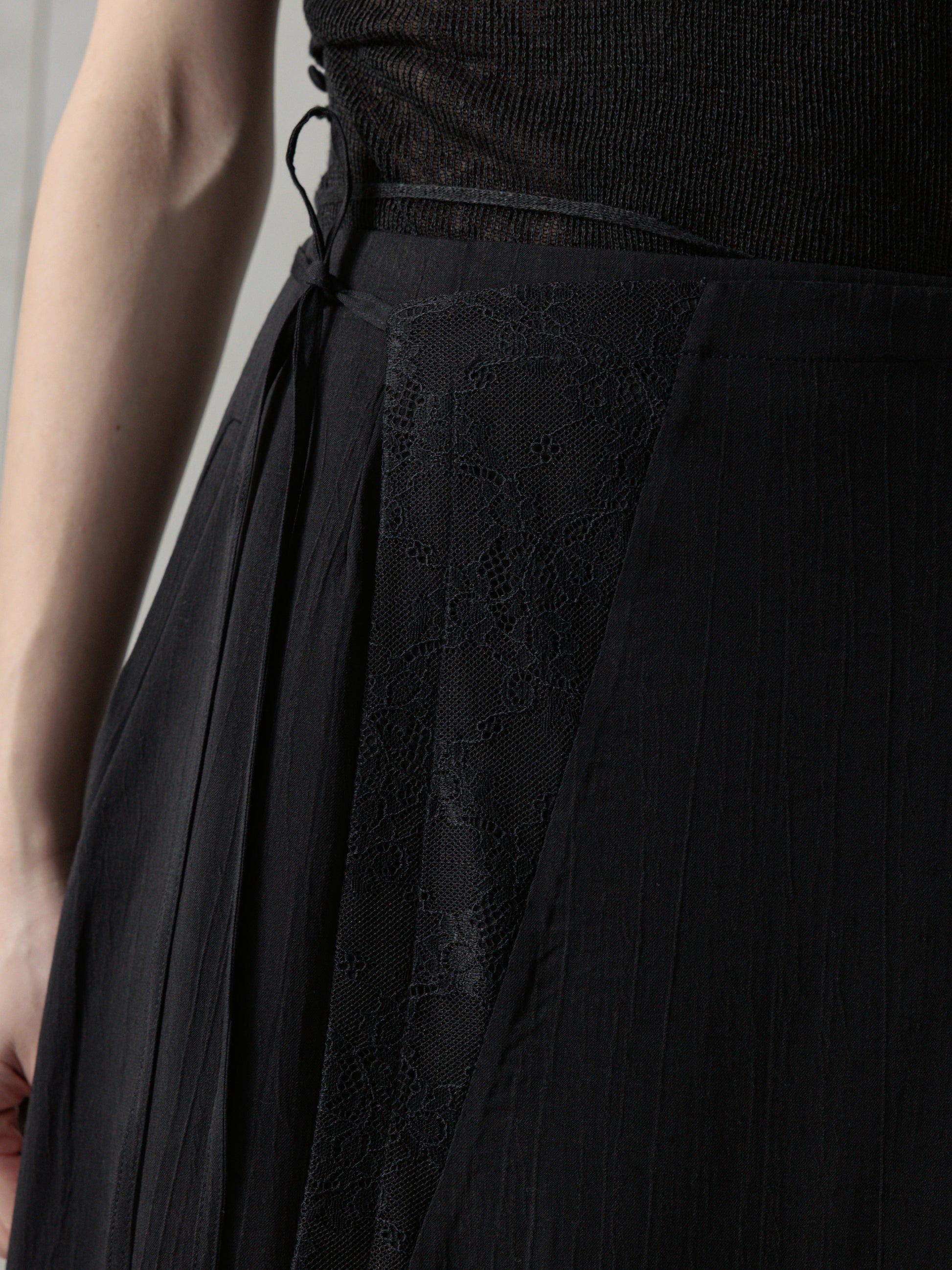 25SS WMS｜Lace Layer A-line Skirt