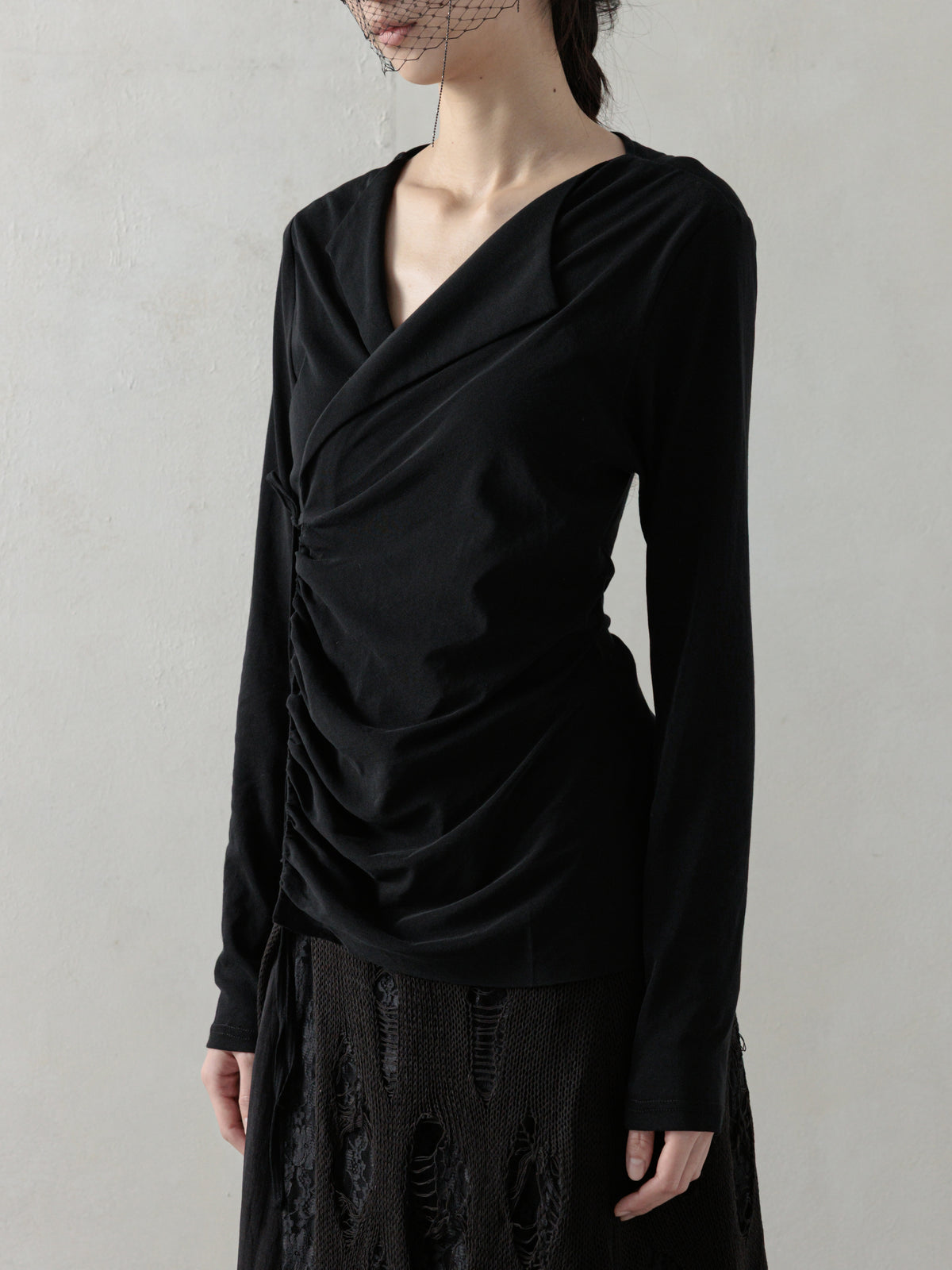 25SS WMS｜Semi Sheer Top