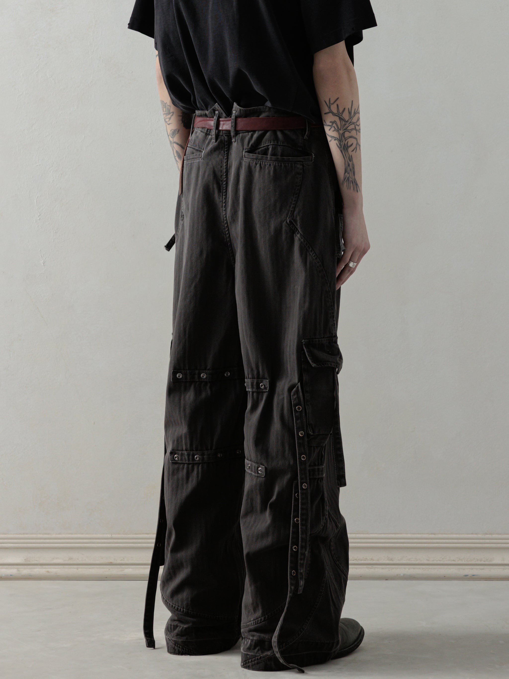 パンツ professor.e parachute bondage pants 24aw Professor.E｜Parachute Bondage Pants