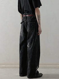 25SS｜Worn-out Denim (Washed Black)