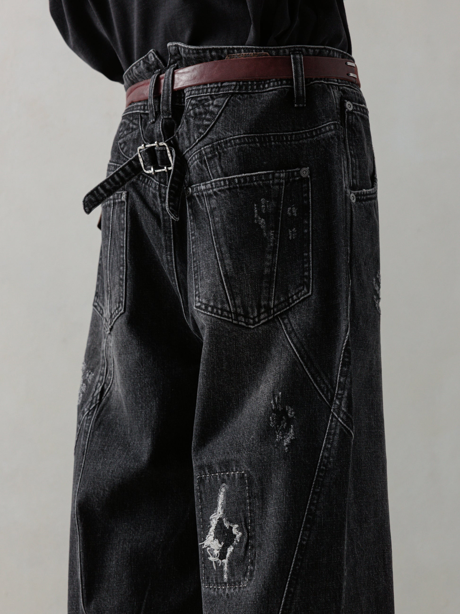25SS｜Worn-out Denim (Washed Black)