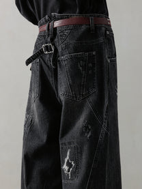 25SS｜Worn-out Denim (Washed Black)