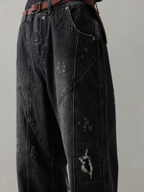 25SS｜Worn-out Denim (Washed Black)