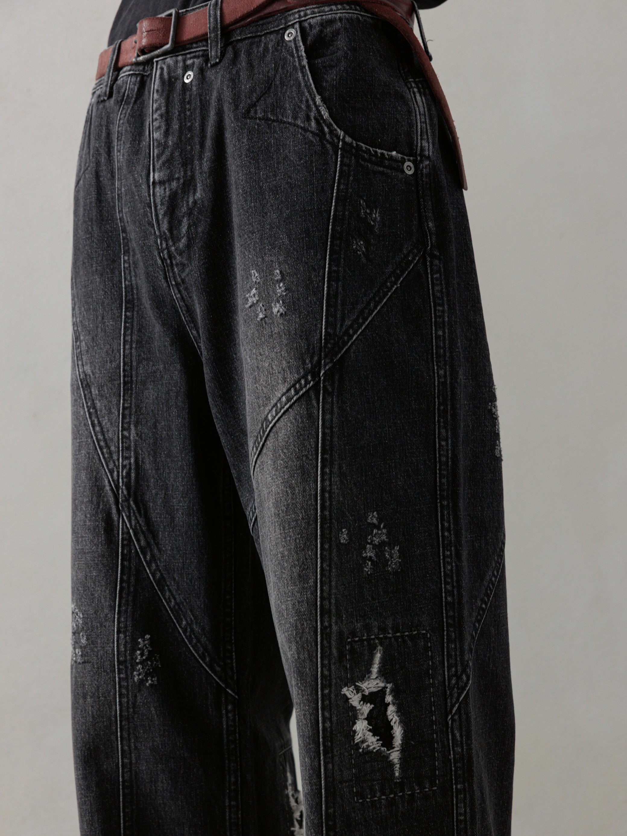 25SS｜Worn-out Denim (Washed Black)