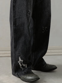 25SS｜Worn-out Denim (Washed Black)