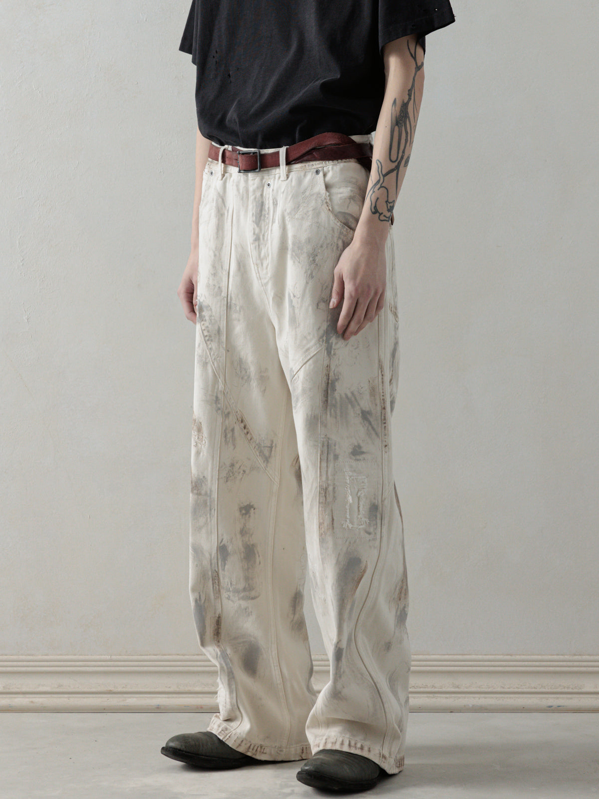 25SS｜Worn-out Denim (Dusty White)