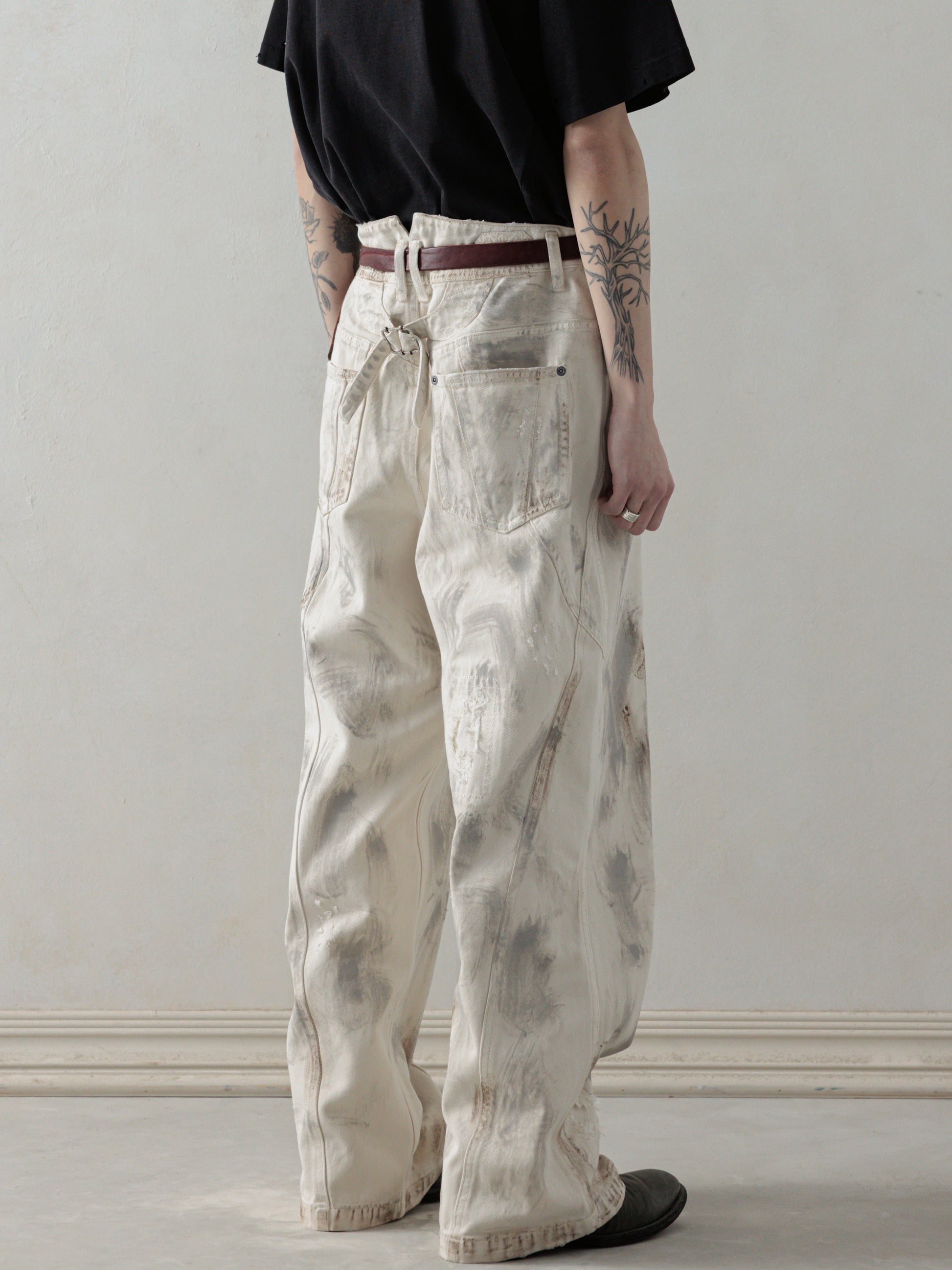 25SS｜Worn-out Denim (Dusty White)