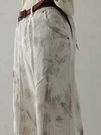 25SS｜Worn-out Denim (Dusty White)