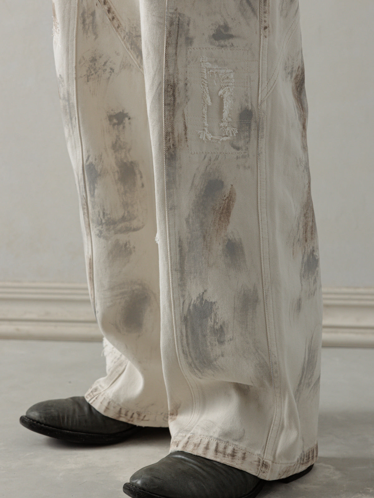 25SS｜Worn-out Denim (Dusty White)