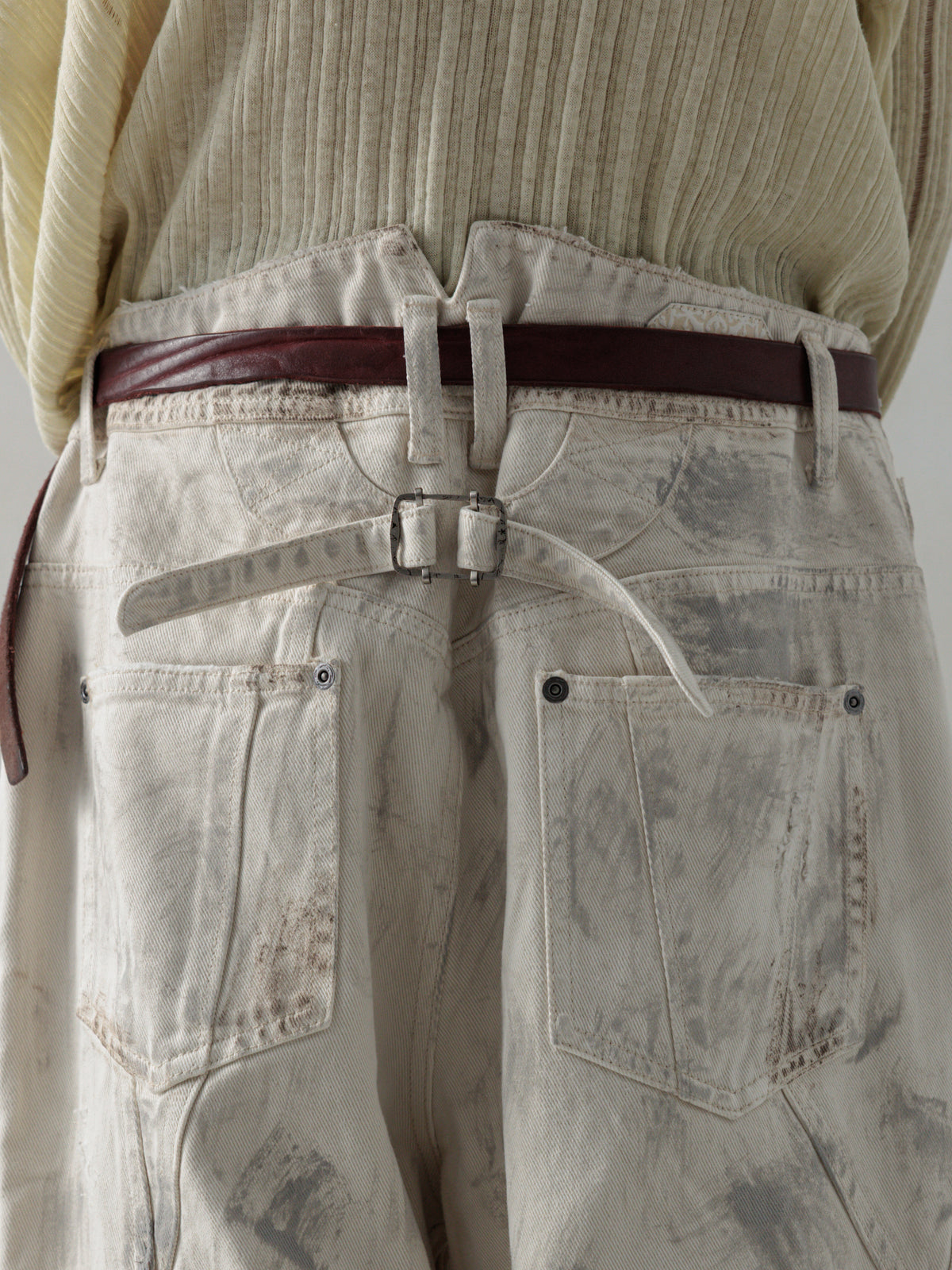 25SS｜Worn-out Denim (Dusty White)
