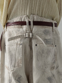 25SS｜Worn-out Denim (Dusty White)