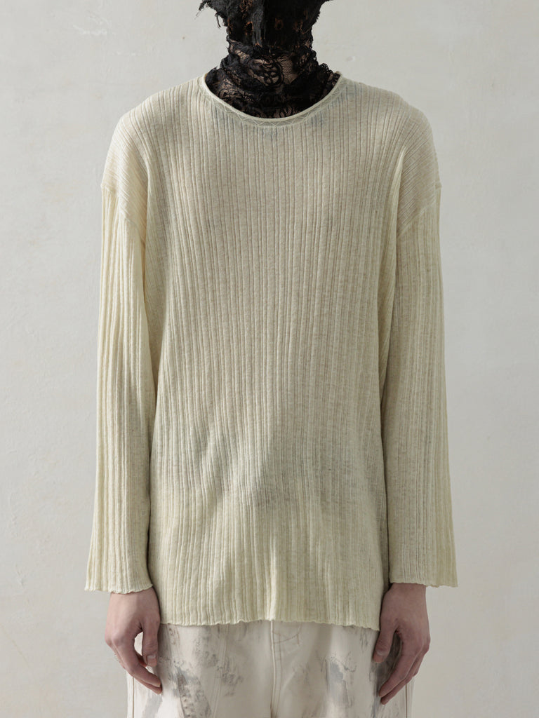 25SS｜Semi-sheer Dirt Knit (Beige)