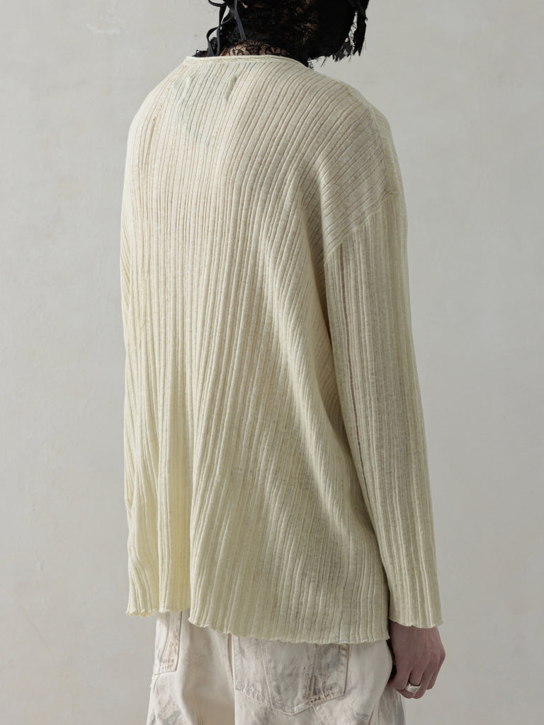 25SS｜Semi-sheer Dirt Knit (Beige)