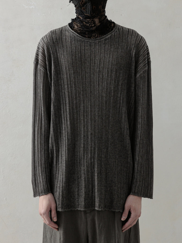 25SS｜Semi-sheer Dirt Knit (Grey)