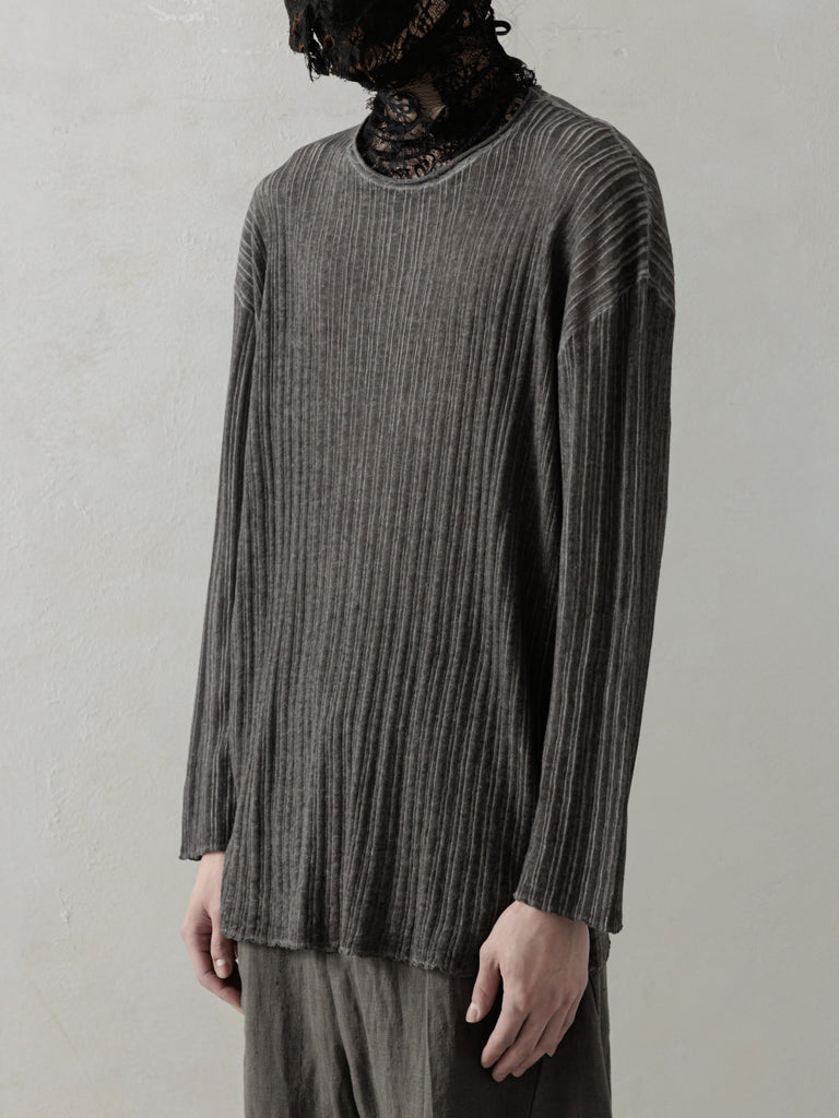 25SS｜Semi-sheer Dirt Knit (Grey)