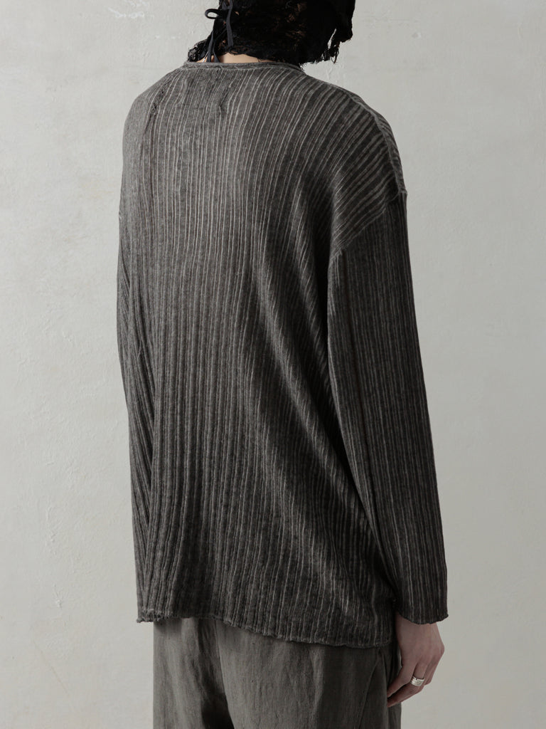 25SS｜Semi-sheer Dirt Knit (Grey)