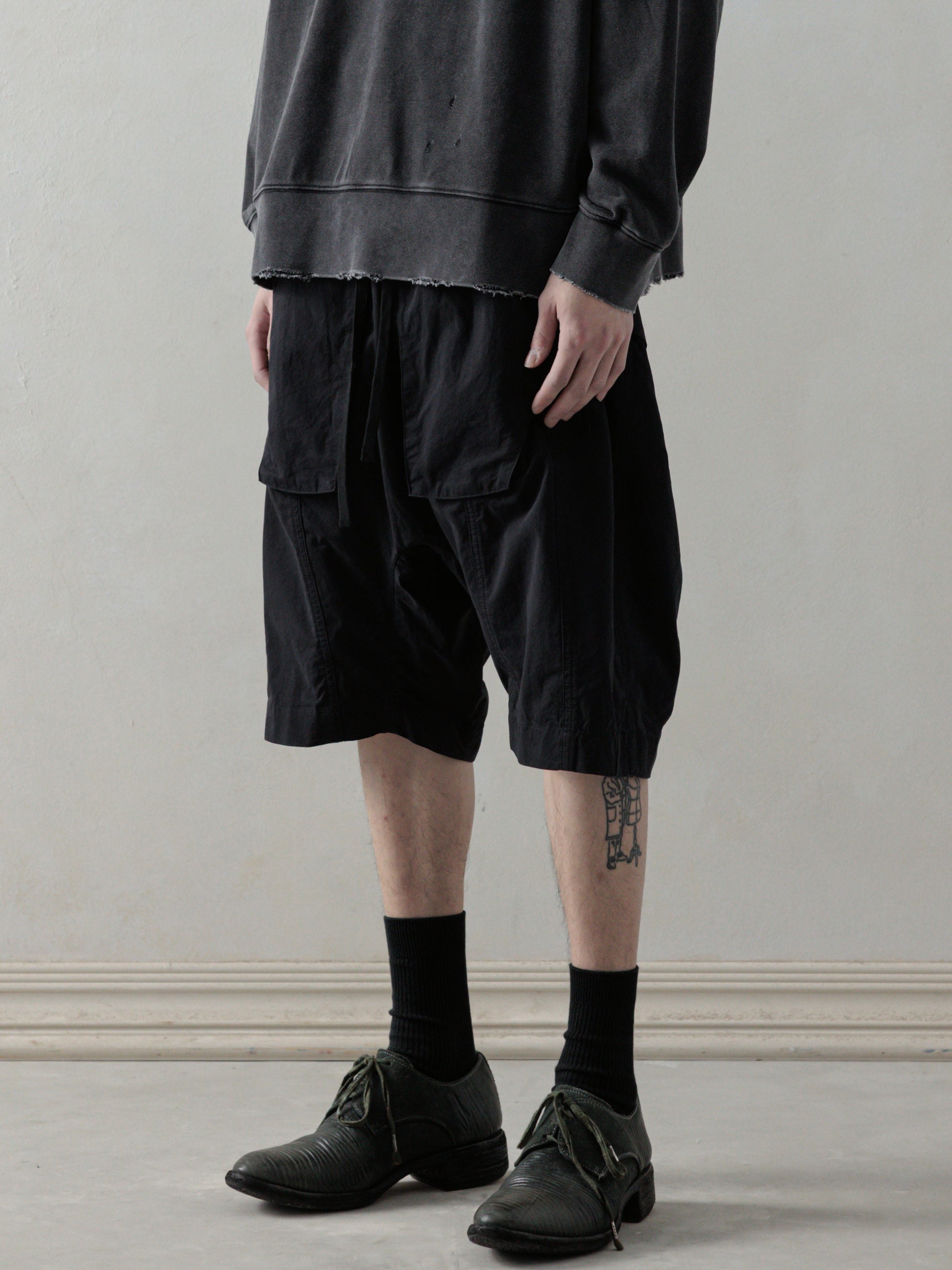 25SS｜Object-dyed Shorts (Black)