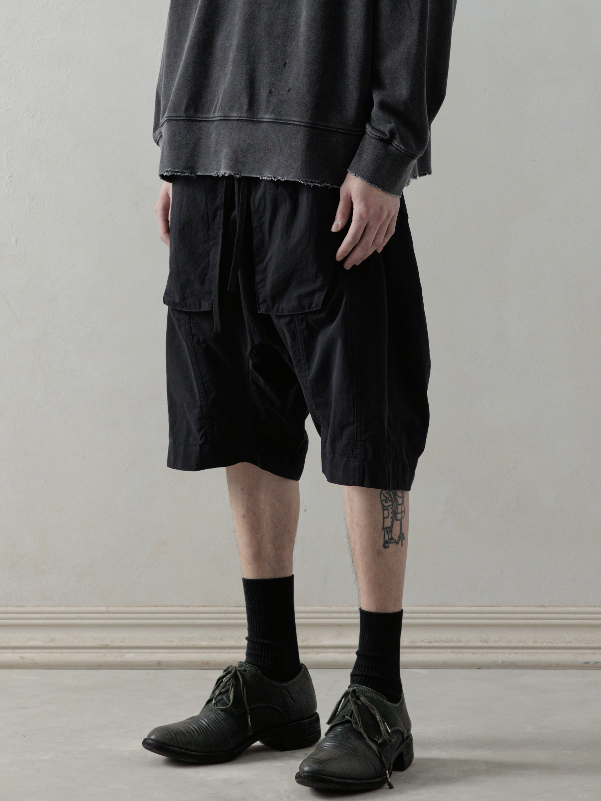 25SS｜Object-dyed Shorts (Black)