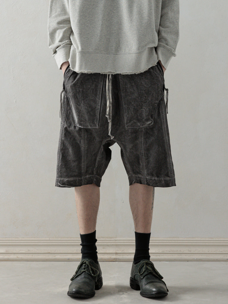 25SS｜Object-dyed Shorts (Dyed Grey)