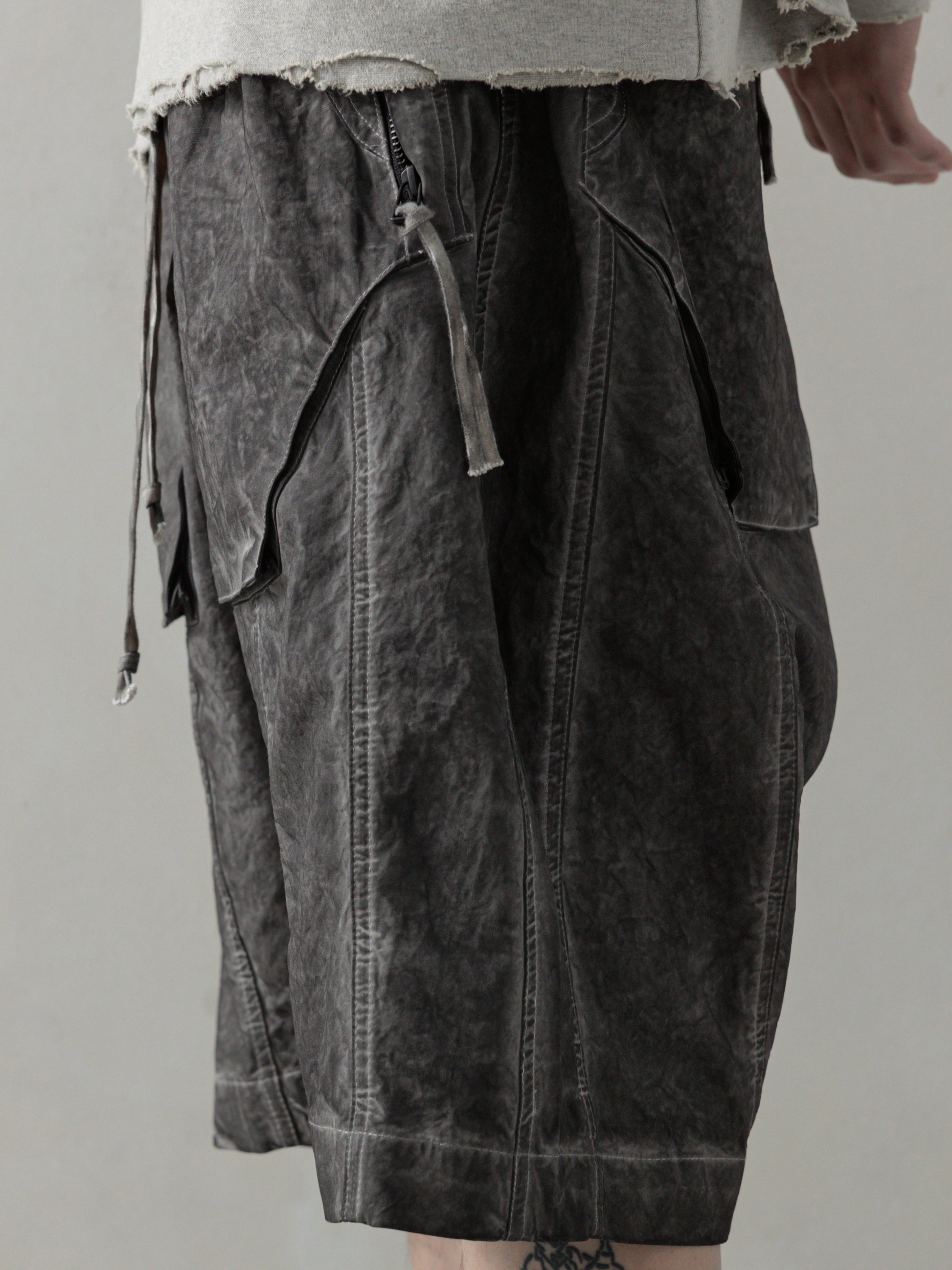 25SS｜Object-dyed Shorts (Dyed Grey)