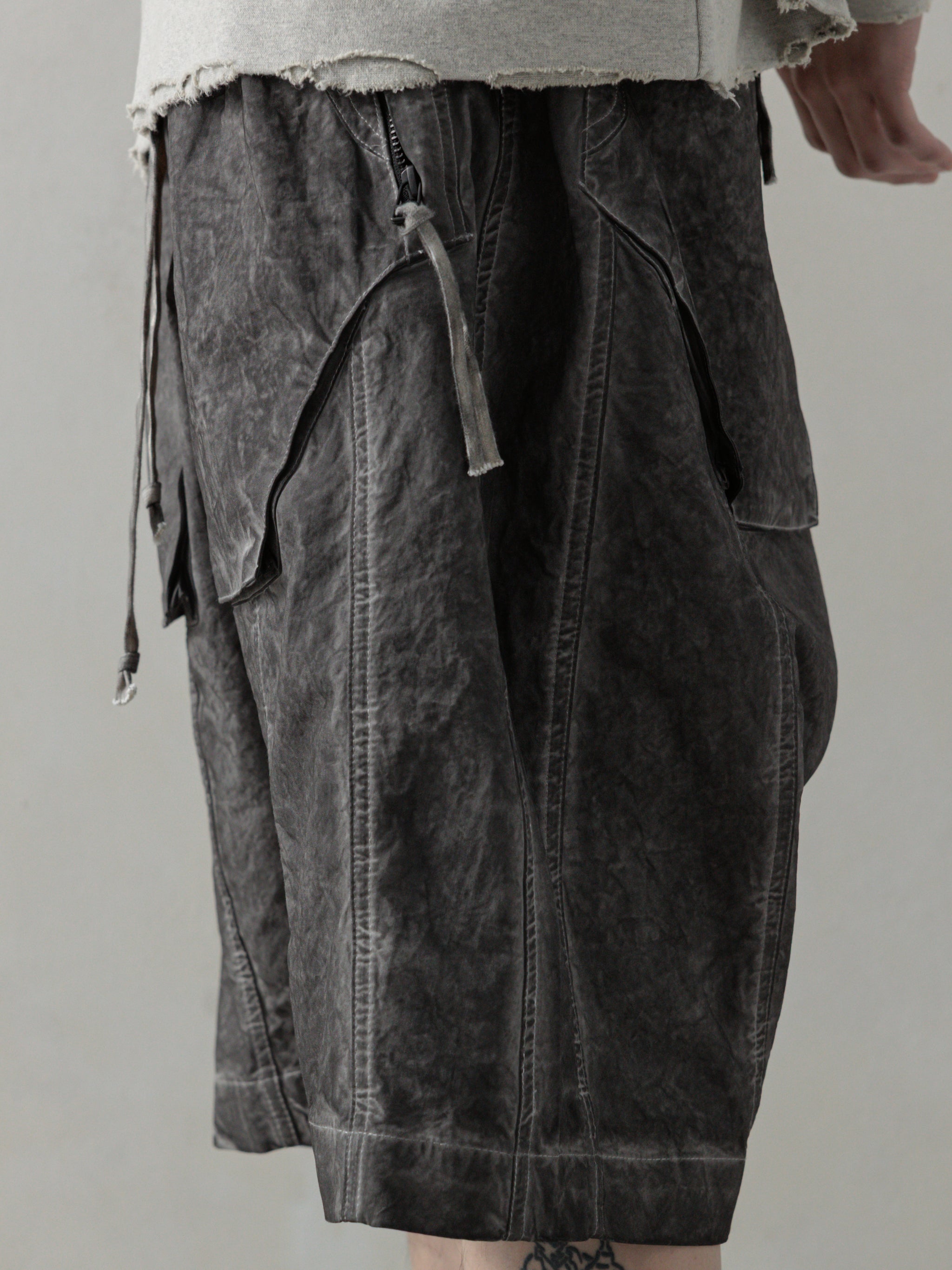 25SS｜Object-dyed Shorts (Dyed Grey) – Professor.E