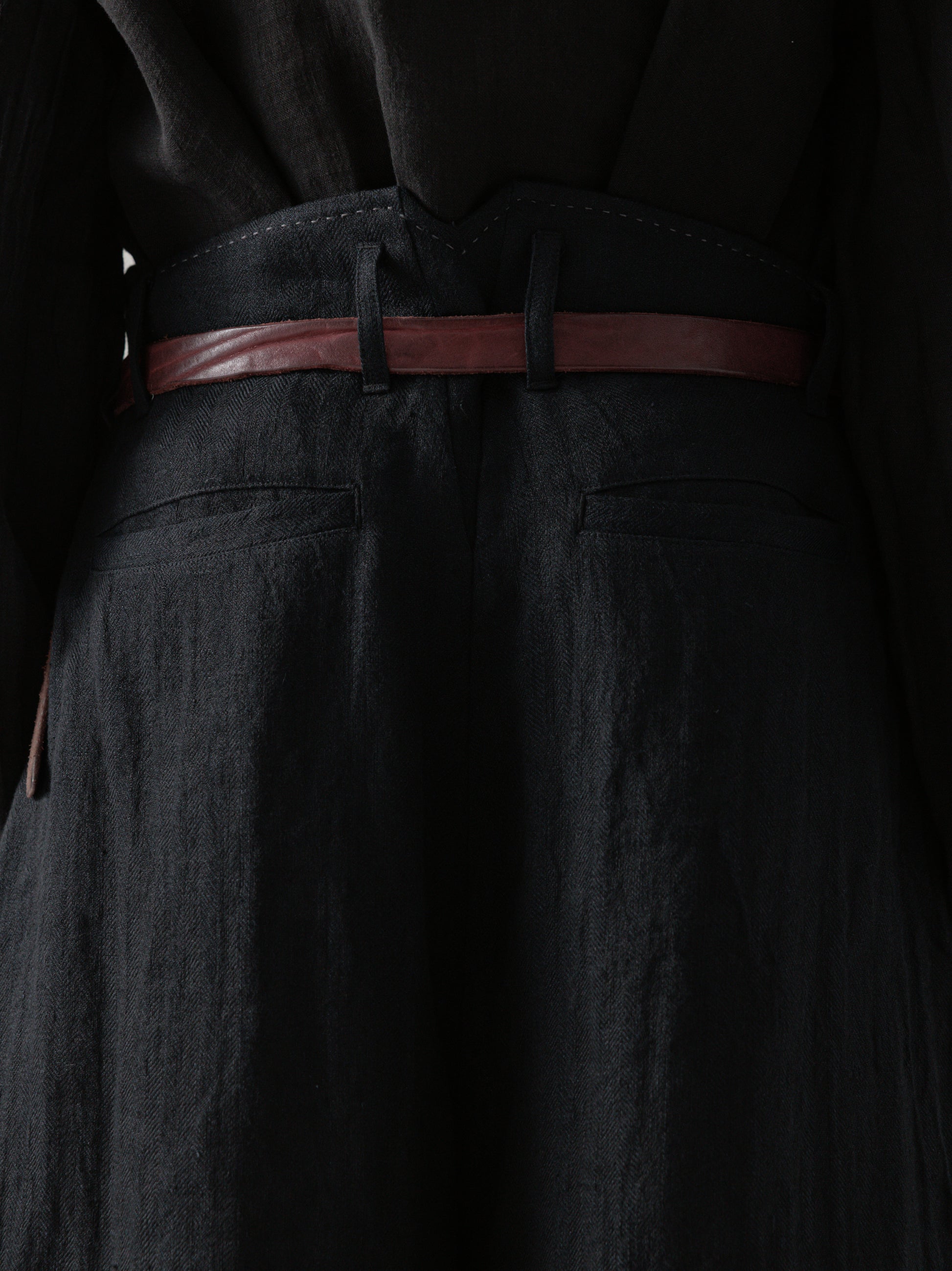 25SS｜Pleated Shorts (Black)