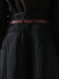 25SS｜Pleated Shorts (Black)