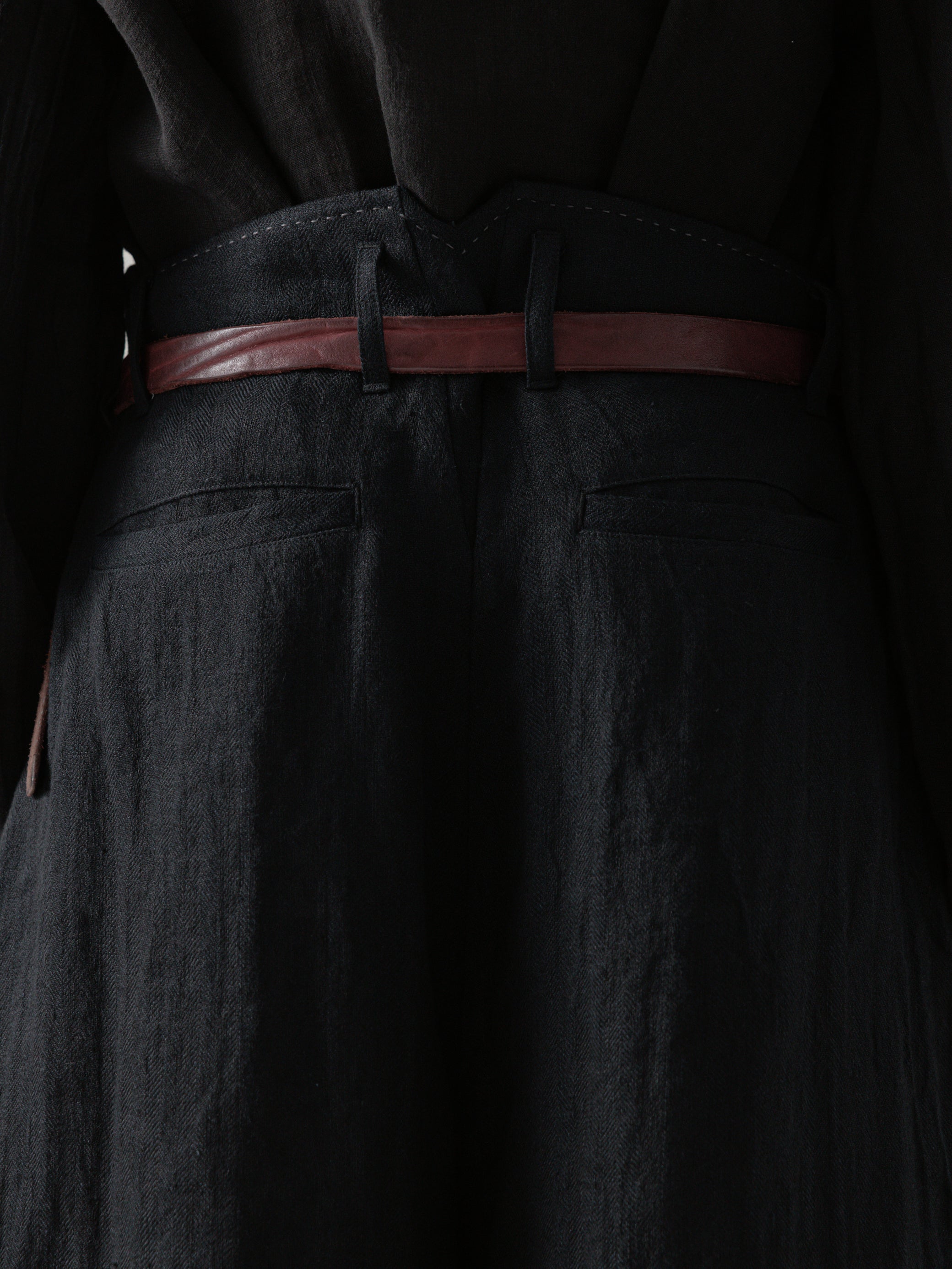 25SS｜Pleated Shorts (Black)