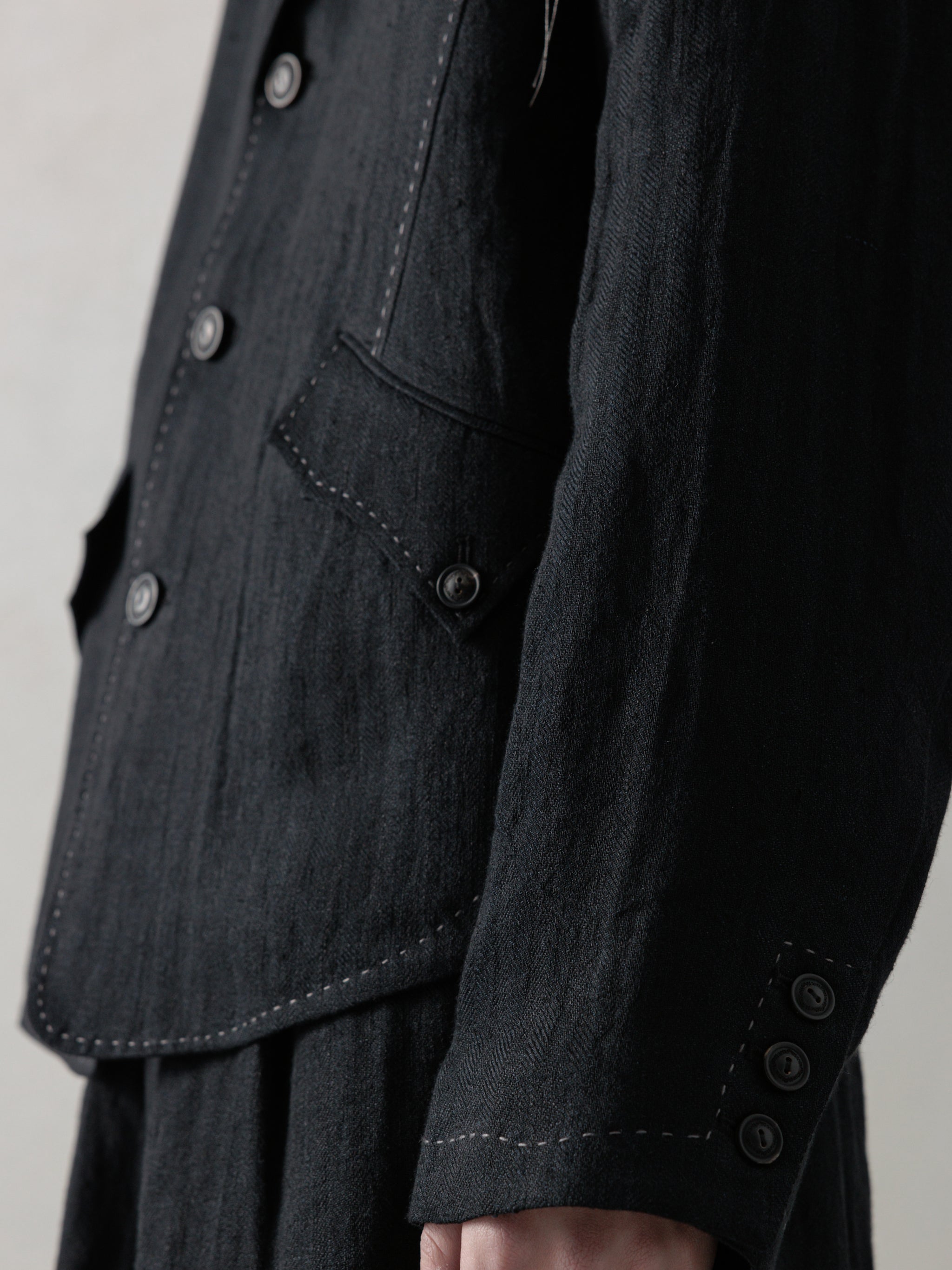 25SS｜Civilian JKT (Black) – Professor.E