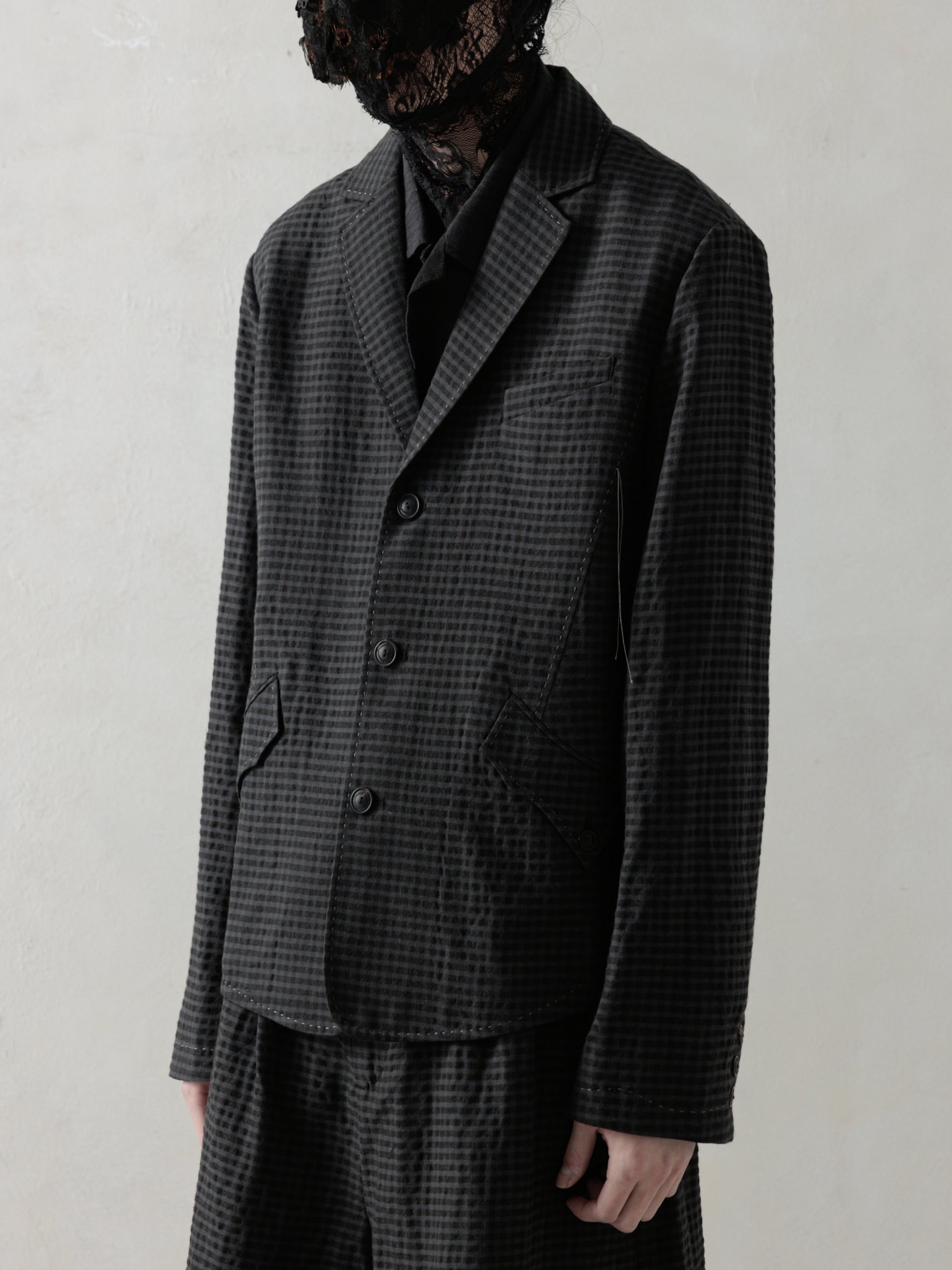 25SS｜Civilian JKT (Dusty Check) – Professor.E