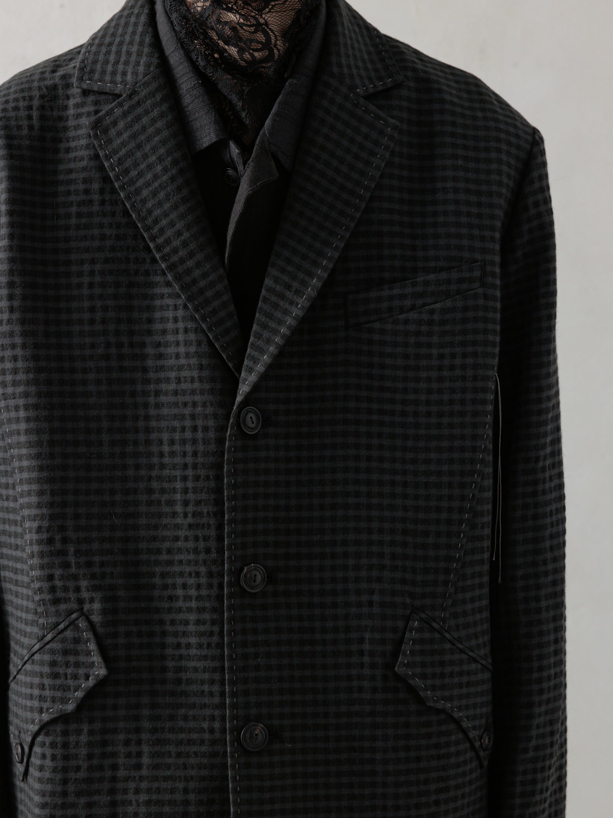 A*i様 L*H様 25ss doublet dusty tailored ja 25ss doublet dusty tailored jacket gray - メルカリ