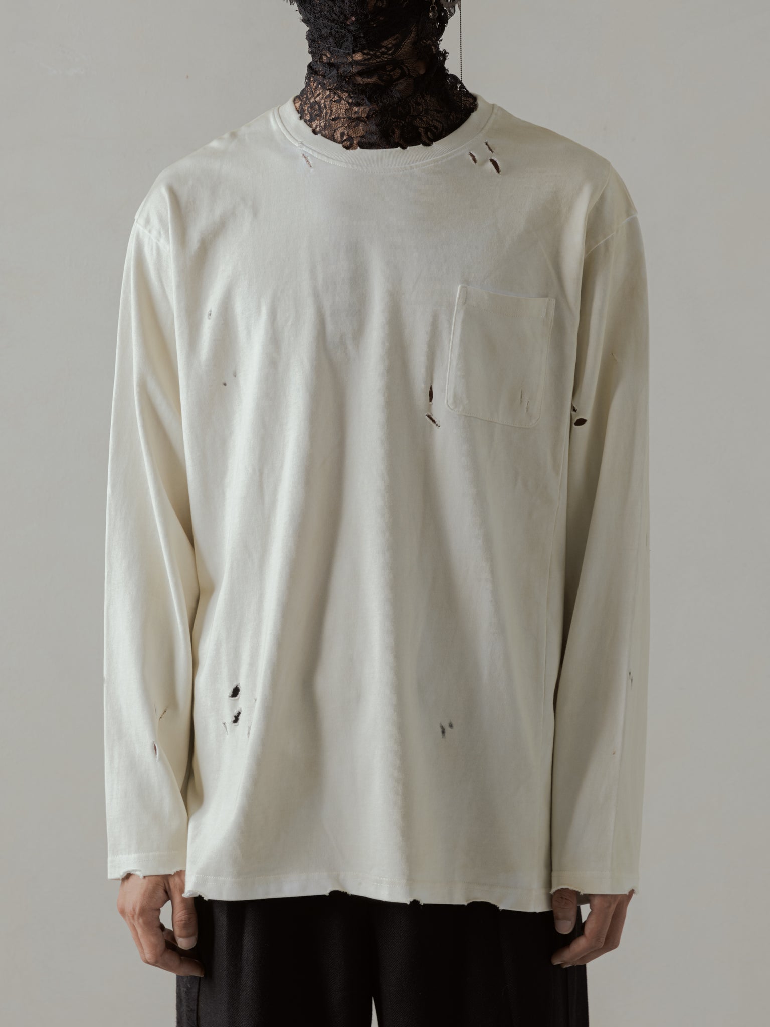 24FW｜Destroyed Tee (Beige)