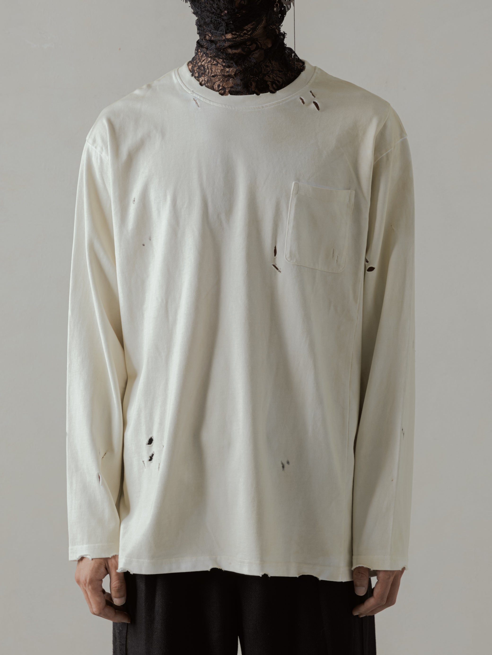 24FW｜Destroyed Tee (Beige)